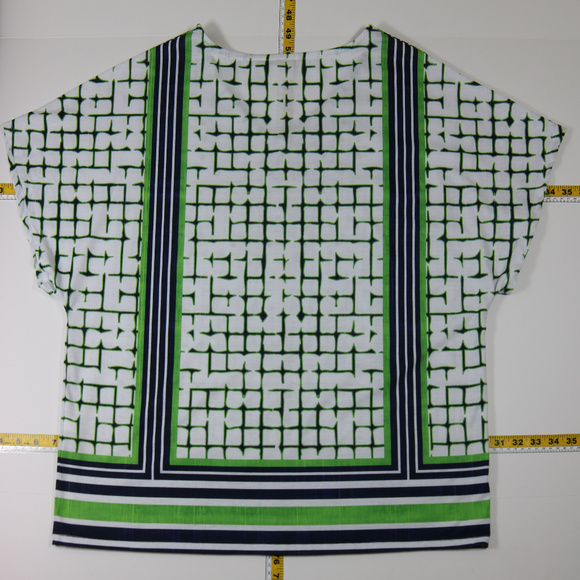 ZENERGY Chico's Blouse Top Size 2 - Picture 3 of 6